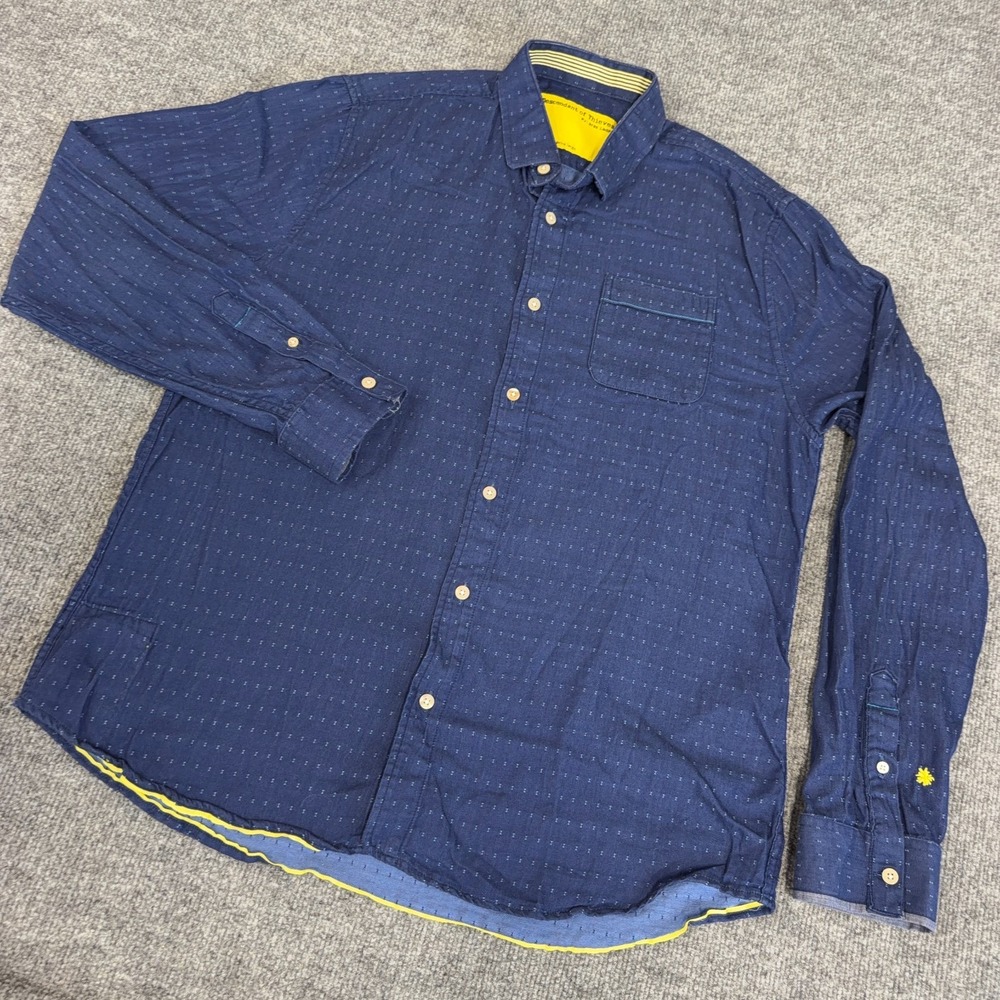 Descendant of Thieves Shirt Men XL Limited Chambray Button Down Preppy XX/527